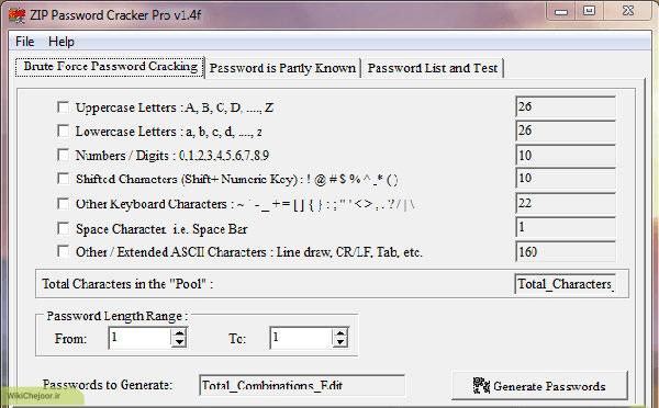 چگونه با نرم افزار ZIP Password Cracker Pro پسورد فایل های زیپ را بازیابی یا برداریم؟