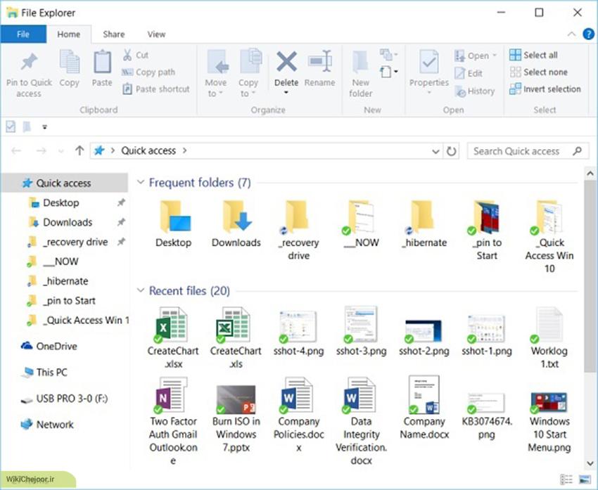 چگونگی جایگزین نمودن This PC با Quick Access به هنگام باز نمودن File Explorer ویندوز ۱۰