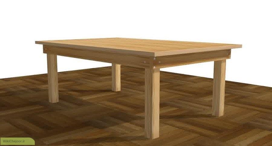 چگونه یک میز چوبی زیبا و محکم بسازیم؟