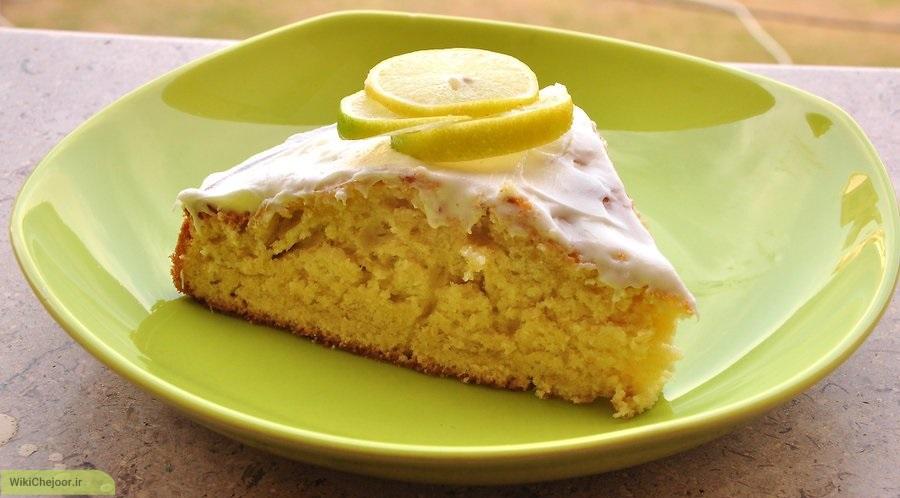 چگونه کیک کره ای،وانیلی لیمو ترش درست کنیم؟